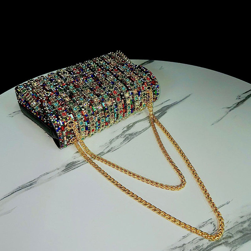 Rhinestone Diamond Chain Bag