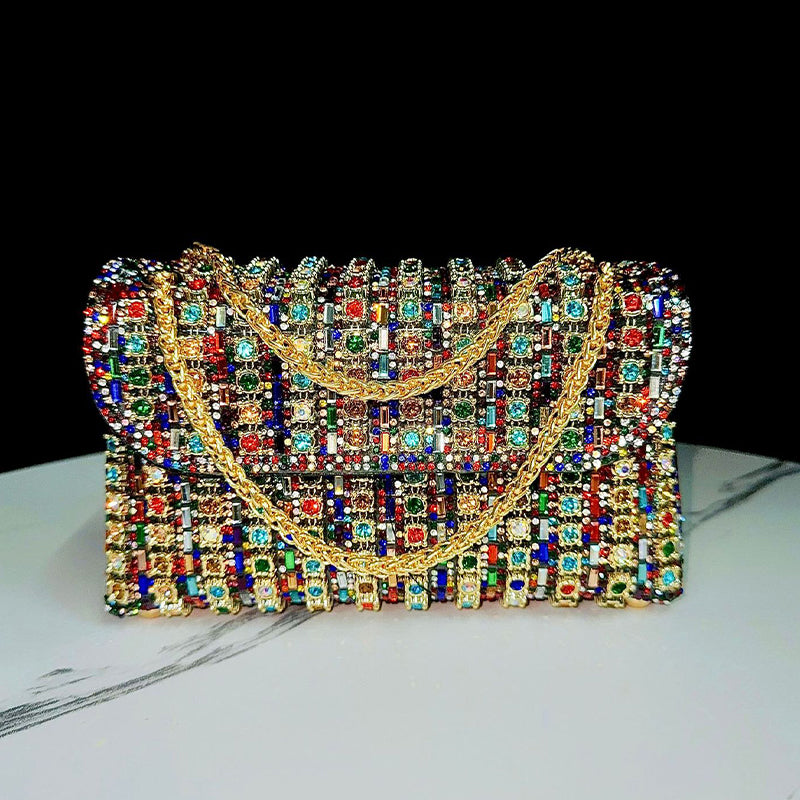 Rhinestone Diamond Chain Bag
