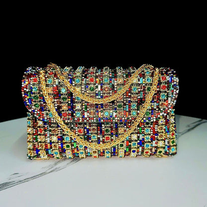 Rhinestone Diamond Chain Bag