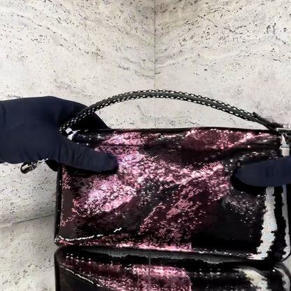Purple Sequins Bag