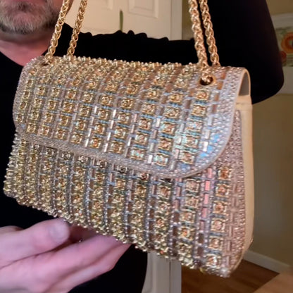 Champagne Crystal Bag