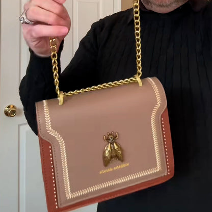 Bee Leather Casual Bag