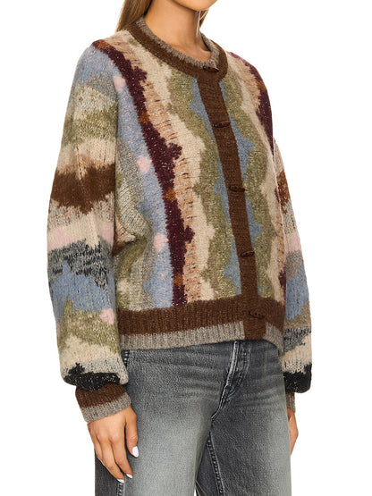 Vintage Knitted Sweater Cardigan