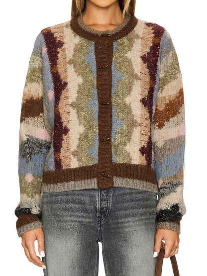 Vintage Knitted Sweater Cardigan