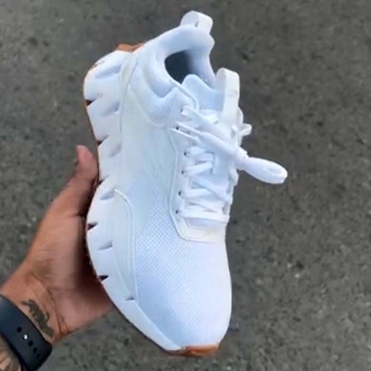 White Soft-Sole Sneakers