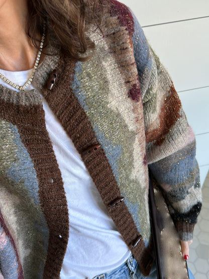 Vintage Knitted Sweater Cardigan