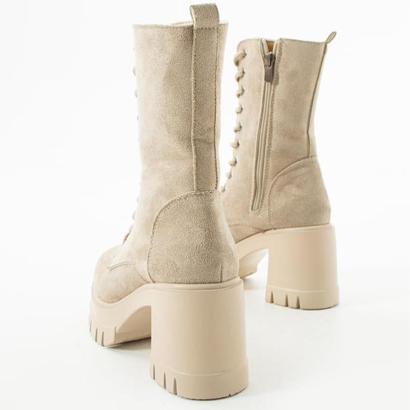 Suede Chunky Boots