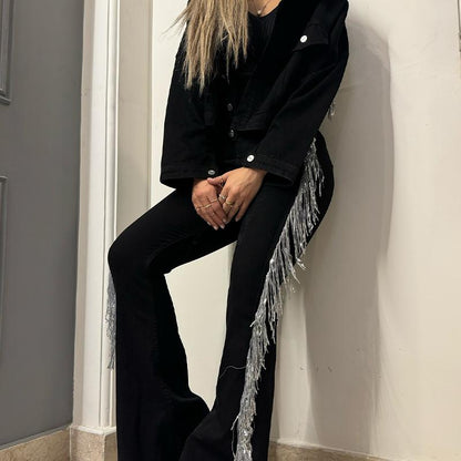 Black Tassel Suit