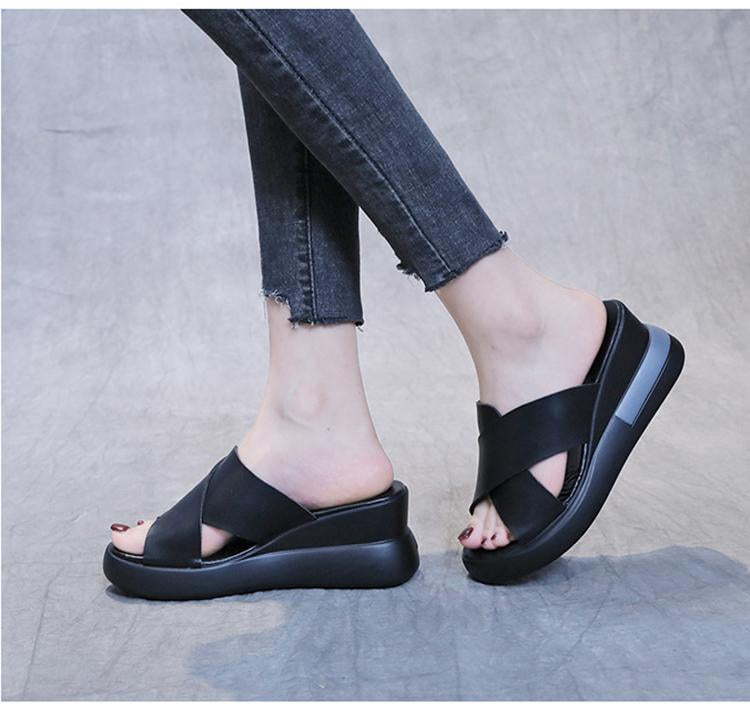 Soft Muffin Casual Open-toe Walking Slippers