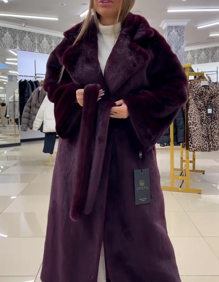 Burgundy Warm Coat