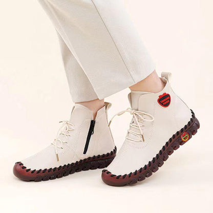 New Platform Leather Non-Slip Sneakers