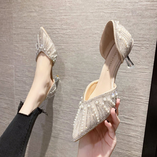Elegant Pearls Soft Shoes