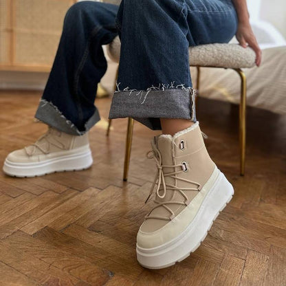 Lace-Up Waterproof Boots