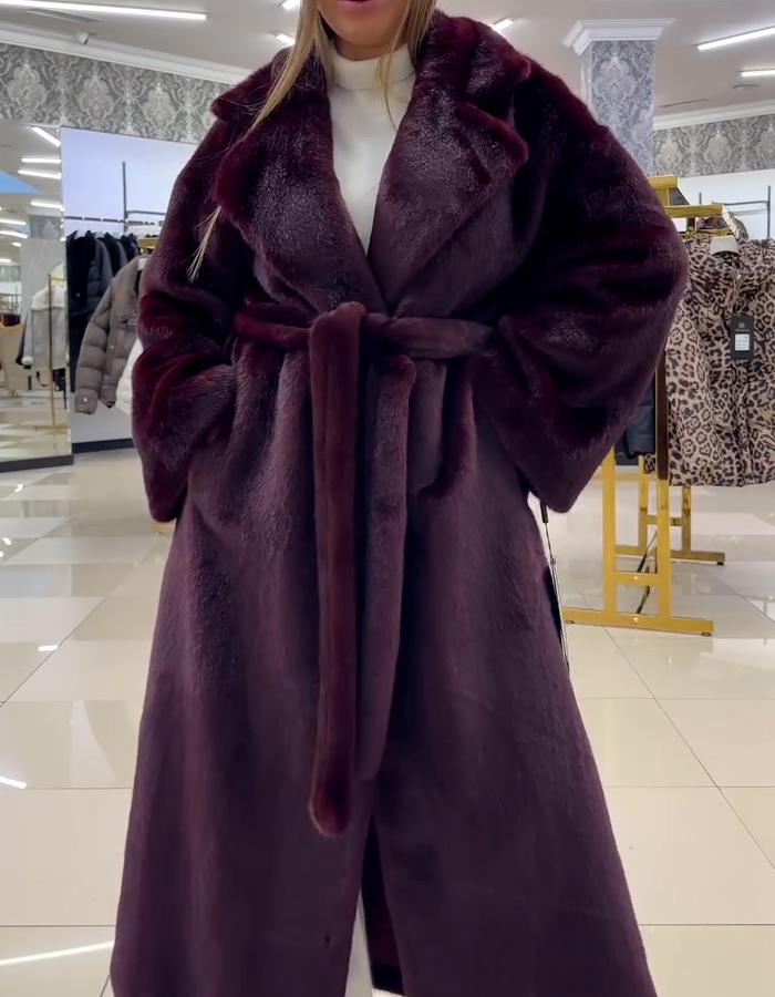 Burgundy Warm Coat