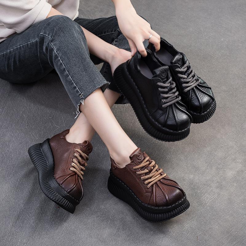 Casual Leather Versatile Shoes