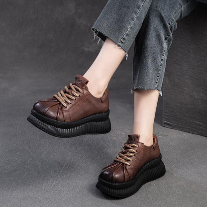 Casual Leather Versatile Shoes