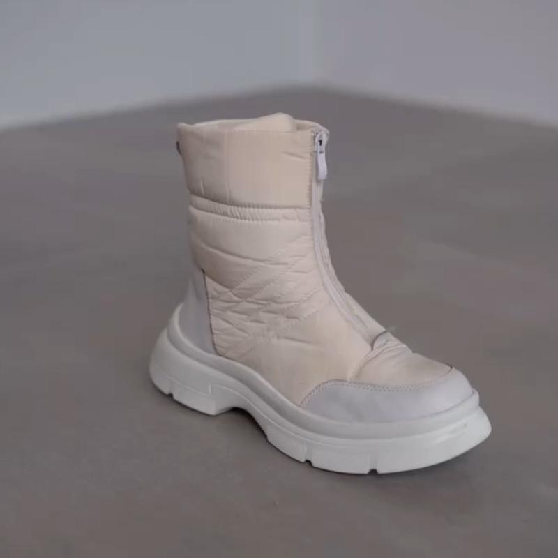 Front Zipper Comfort Boots