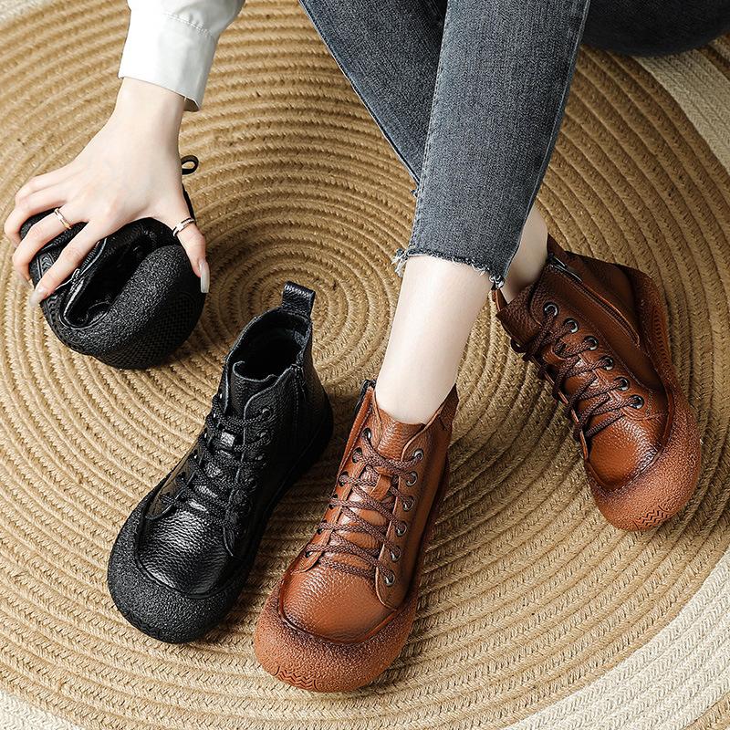 Versatile Leather soft Boots