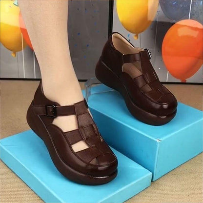 Platform Leather Casual Shoes