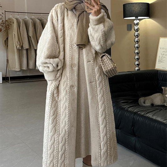 White Twist Coat