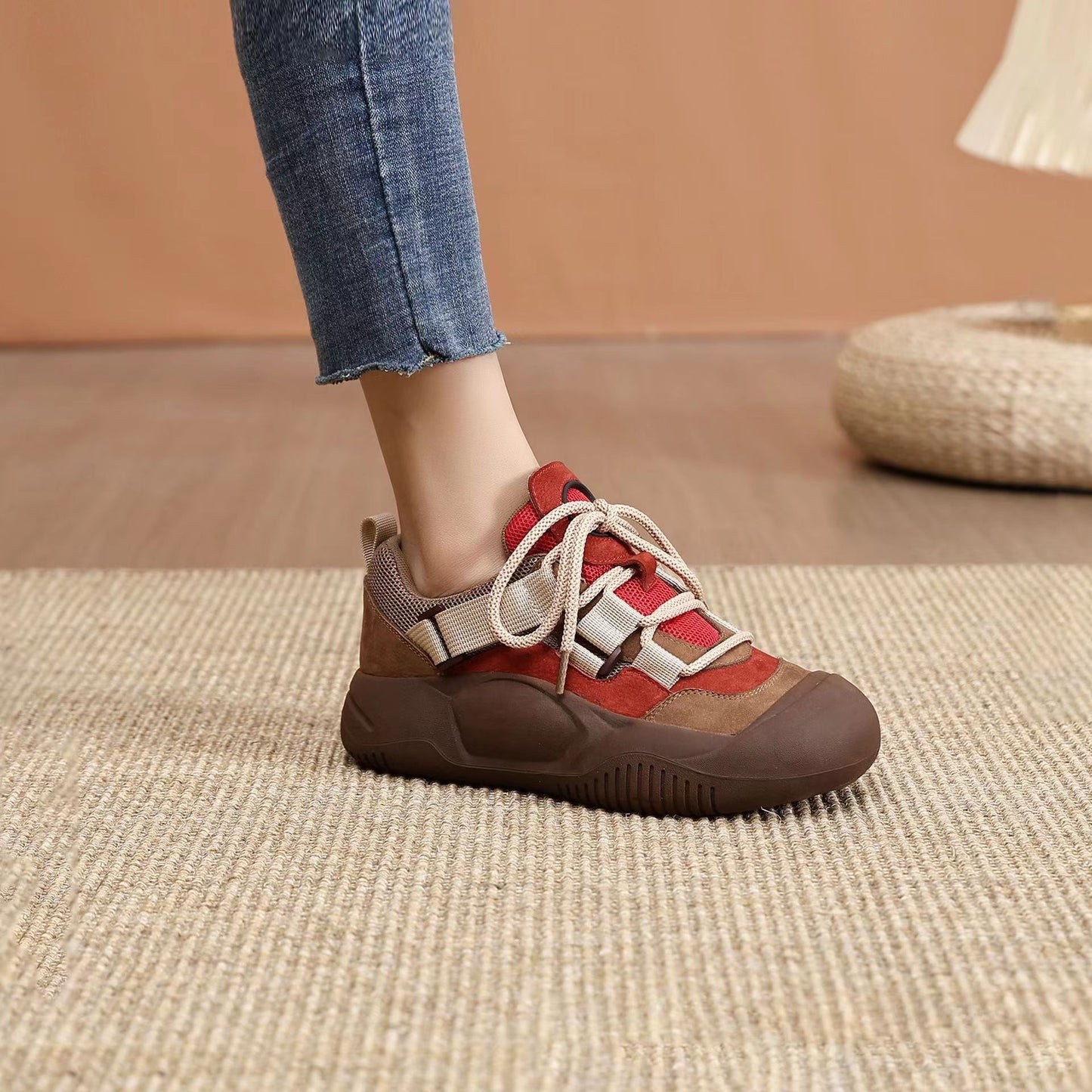 Retro Breathable Outdoor Flats Shoes