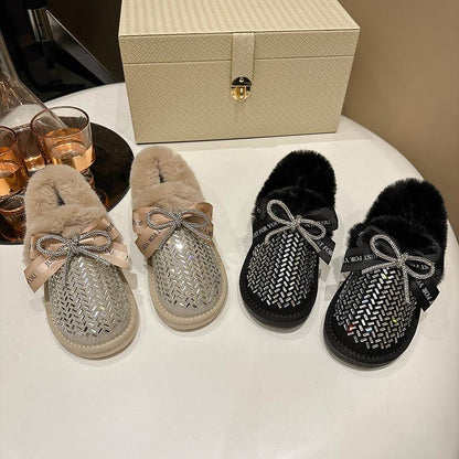 Crystal Padded Ankle Shoes