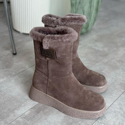 Padded Solid Color Boots