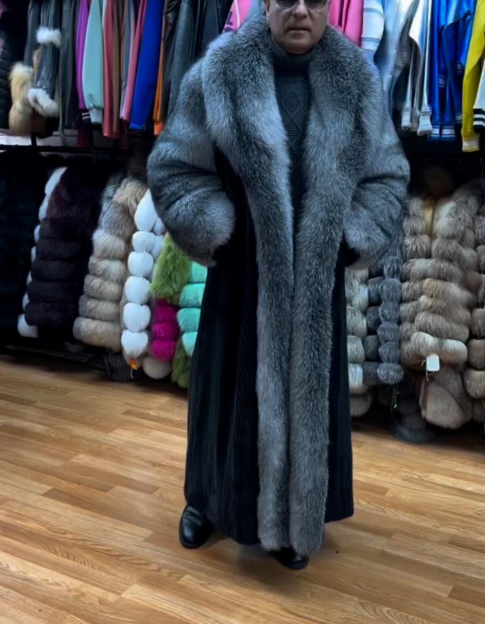 Casual Fur Long Coat