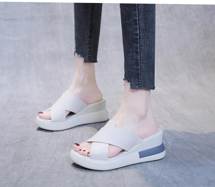 Soft Muffin Casual Open-toe Walking Slippers