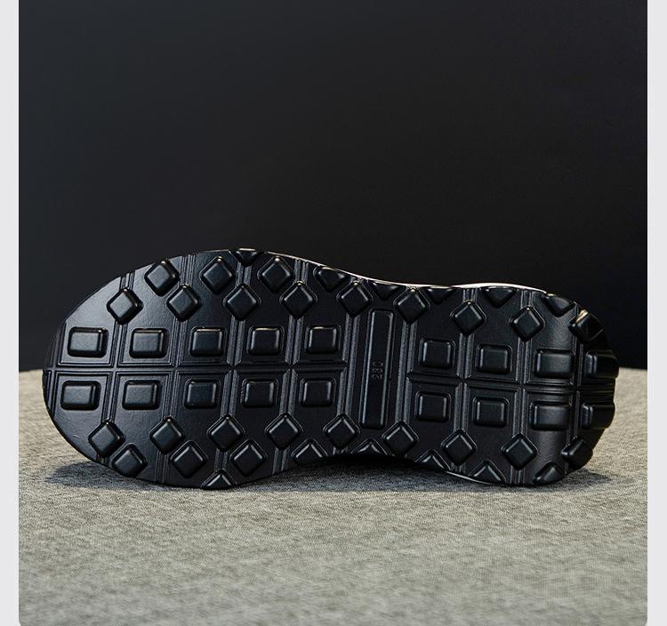 Cow Leather Platform Versatile Ankle Boots