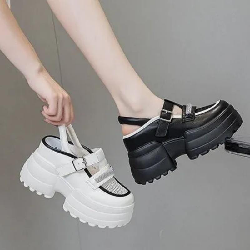 Rhinestone Hollow Mesh Breathable Shoes