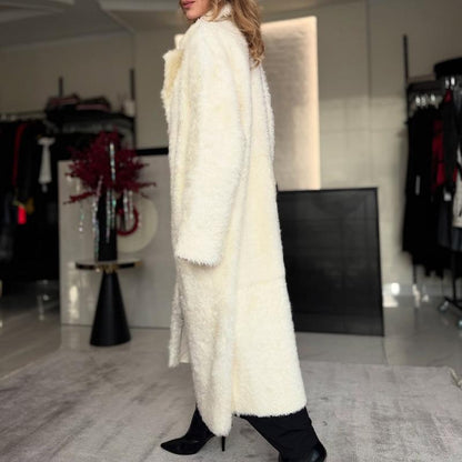 White Soft Long Coat