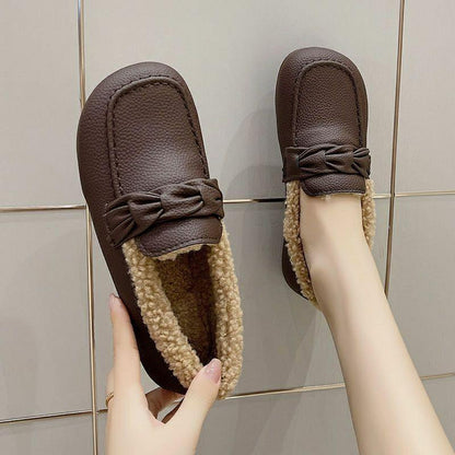 Flats Leather Slip-on Casual Shoes