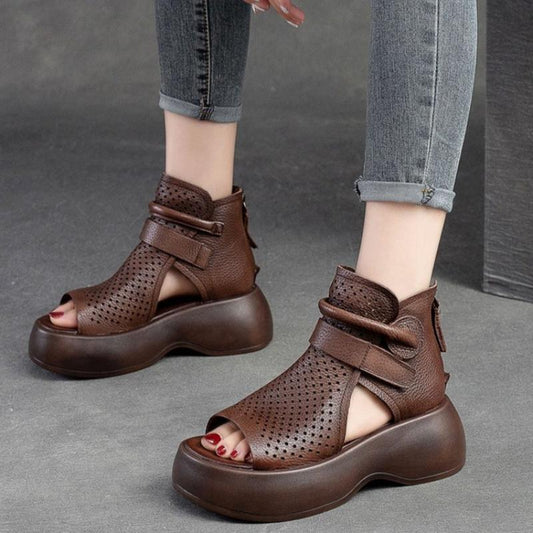 Vintage Casual High Quality Leather Sandals