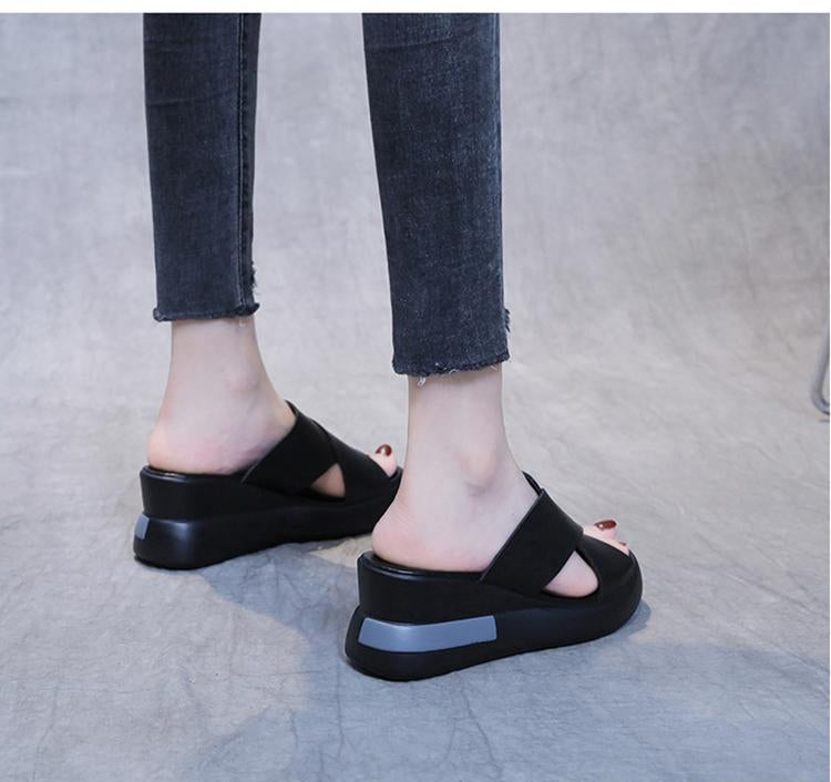 Soft Muffin Casual Open-toe Walking Slippers