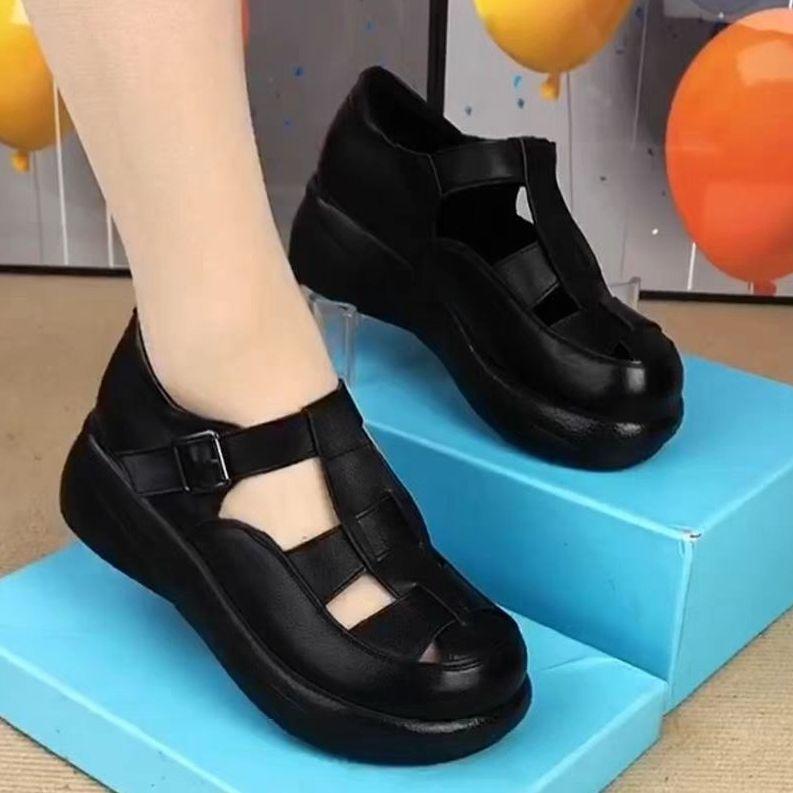 Platform Leather Casual Shoes