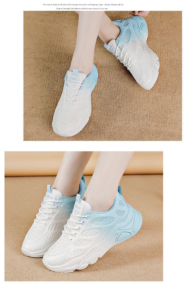 Gradient Breathable Non Slip Sport Shoes