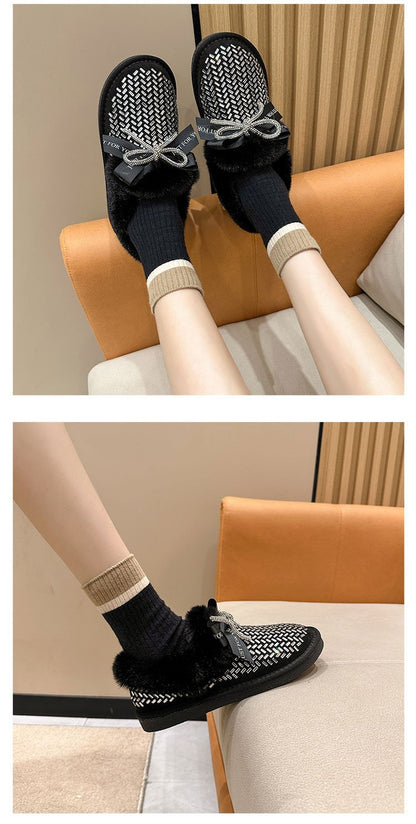 Crystal Padded Ankle Shoes