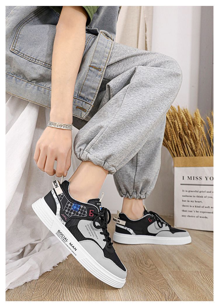 Canvas Mesh Sports Casual Shoes