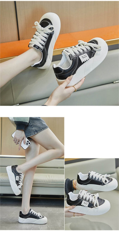 Cross Lace-up Tennis Sneakers