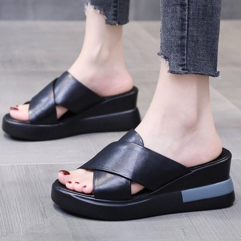 Soft Muffin Casual Open-toe Walking Slippers