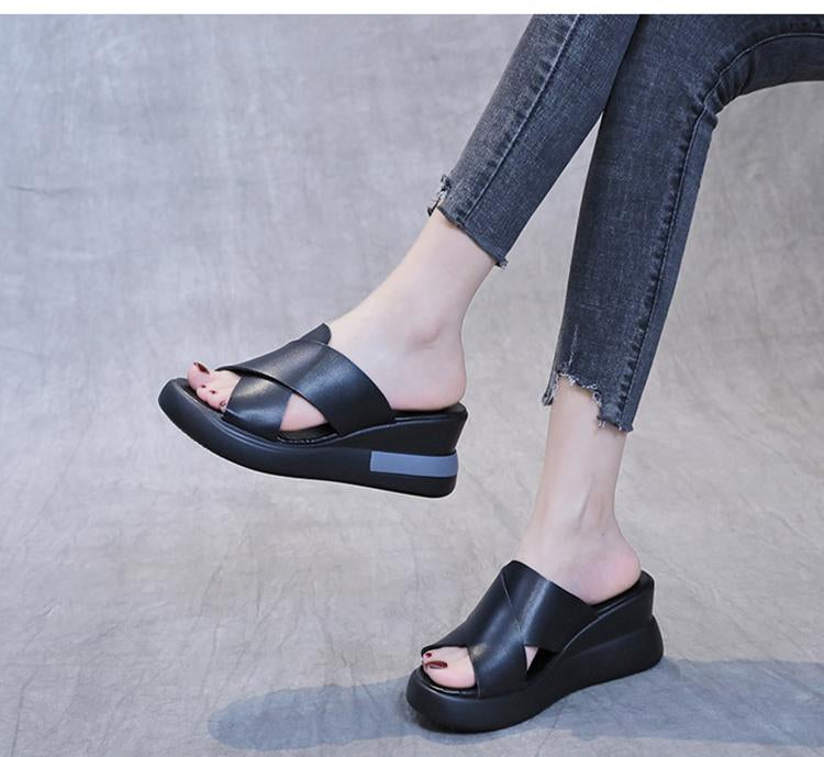 Soft Muffin Casual Open-toe Walking Slippers