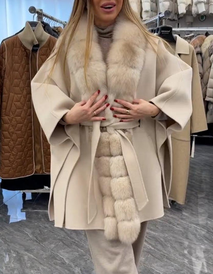 Casual Solid Color Coat