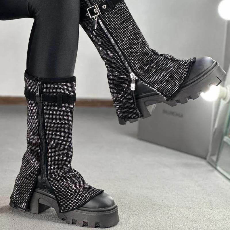 Versatile Shiny Boots