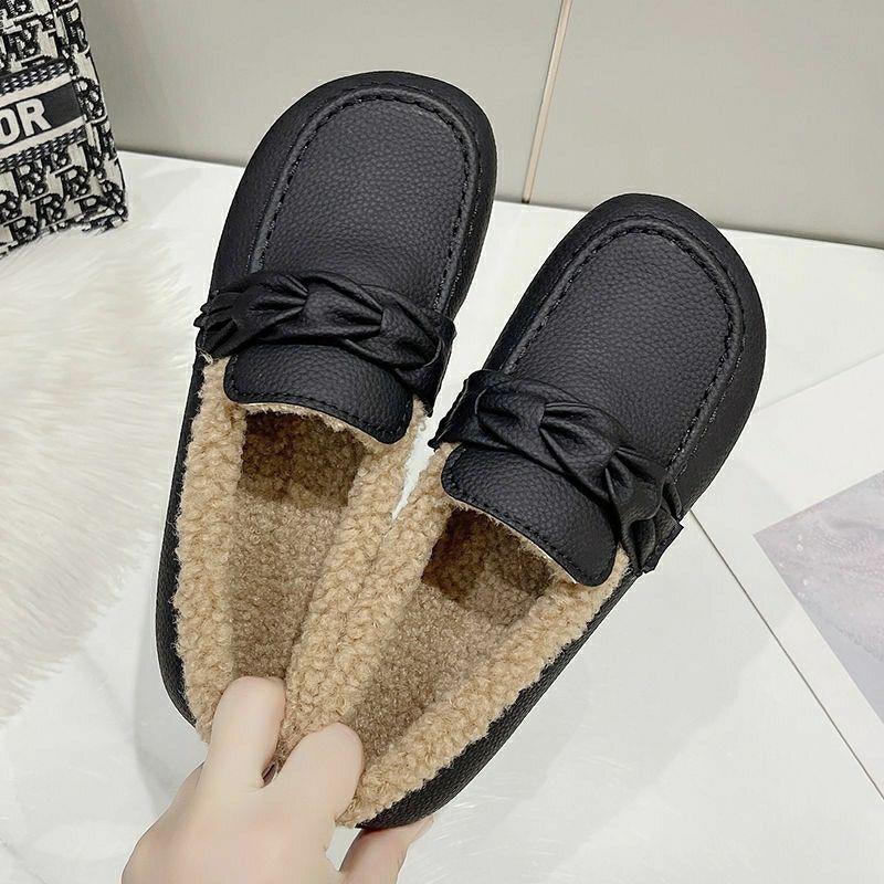 Flats Leather Slip-on Casual Shoes