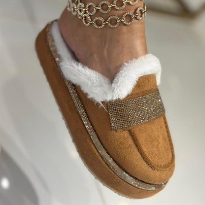 Brown Padded Slippers