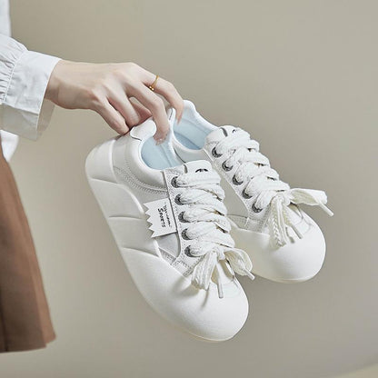 Cross Lace-up Tennis Sneakers