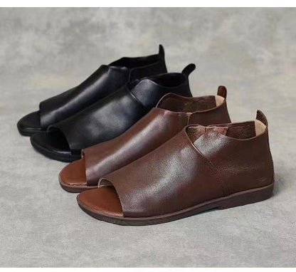 Retro Versatile Leather Shoes