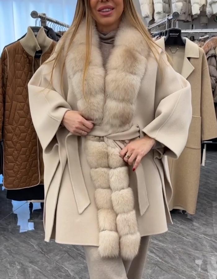 Casual Solid Color Coat