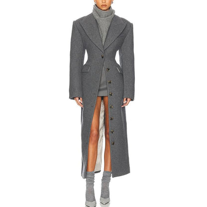 Gray Wool Coat